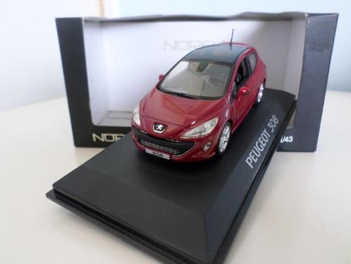 PEUGEOT 308  3 Portes van 2007, Hobby en Vrije tijd, Modelauto's | 1:43, Nieuw, Auto, Norev, Ophalen of Verzenden