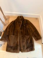 Bruine camel faux fur teddy bontjas Loavies maat S, Kleding | Dames, Jassen | Winter, Ophalen of Verzenden, Gedragen, Maat 36 (S)