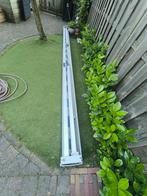 Zonnescherm te koop (breedte 4.8m, uitval 3.0m)!, Tuin en Terras, Zonneschermen, Ophalen, Gebruikt, 450 cm of meer, Knikarmscherm