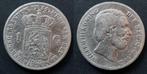 Gulden 1854, Postzegels en Munten, Munten | Nederland, Verzenden, Koning Willem III, 1 gulden, Zilver