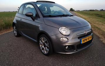 Fiat 500C 0.9 S  2014 105 PK Cabrio Half leder Lm Pdc beschikbaar voor biedingen