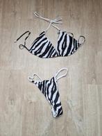Zebra bikini, Kleding | Dames, Badmode en Zwemkleding, Ophalen of Verzenden, Nieuw, Zwart, Bikini