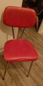 Vintage keukenstoel in goede staat., Ophalen, Overige materialen, Gebruikt, Twee