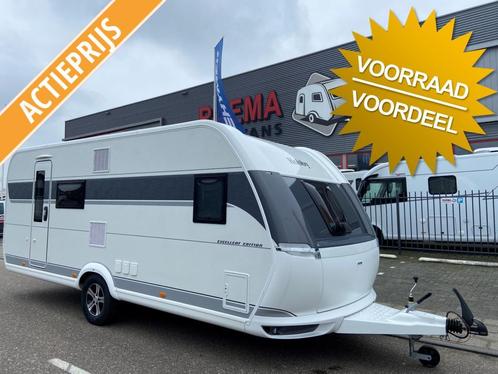 Hobby Excellent Edition 560 KMFE Stapelbed, kinderkam, Caravans en Kamperen, Caravans, Bedrijf, tot en met 6, 1250 - 1500 kg, Treinzit