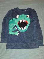Trui merk C&A dinosaurus met omkeerbare pailletten maat 134, C&A, Trui of Vest, Ophalen of Verzenden, Zo goed als nieuw