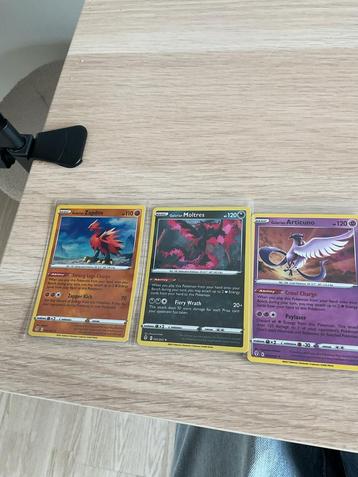 Galarian Birds Trio - Crown Zenith beschikbaar voor biedingen