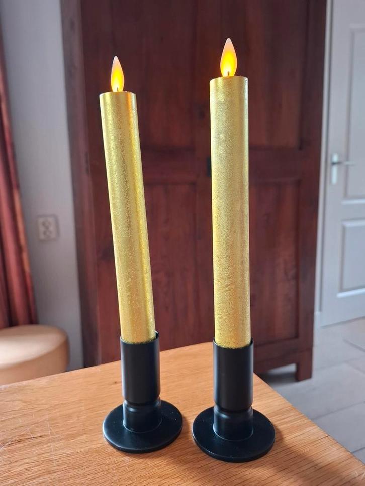 Led kaasen, Huis en Inrichting, Woonaccessoires | Kandelaars en Kaarsen, Zo goed als nieuw, Minder dan 25 cm, Overige materialen