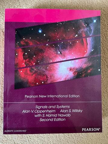 Signals and Systems Pearson New International Edition beschikbaar voor biedingen