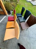 Luxe Design Stoelen - 6 stuks, Huis en Inrichting, Stoelen, Ophalen, Gebruikt, Overige kleuren, Leer