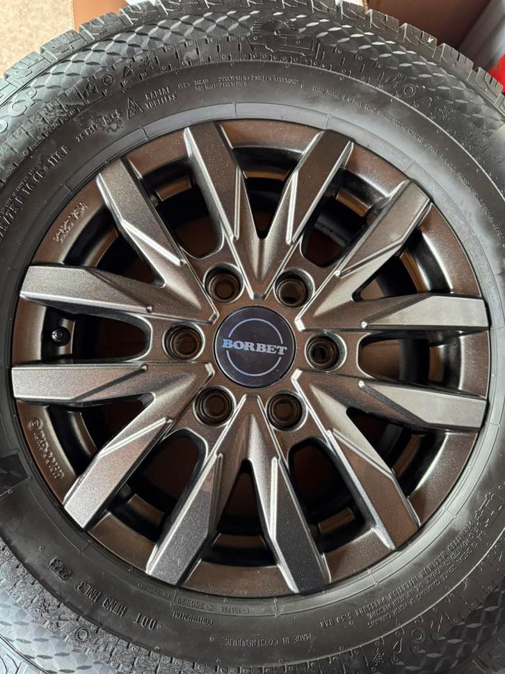 Mercedes Sprinter velgen set met tmps set als nieuw, Auto-onderdelen, Banden en Velgen, Banden en Velgen, All Season, 16 inch