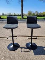 Barkrukken donker grijs/ antraciet set van 2, 60 tot 90 cm, Nieuw, Ophalen of Verzenden, 2 krukken