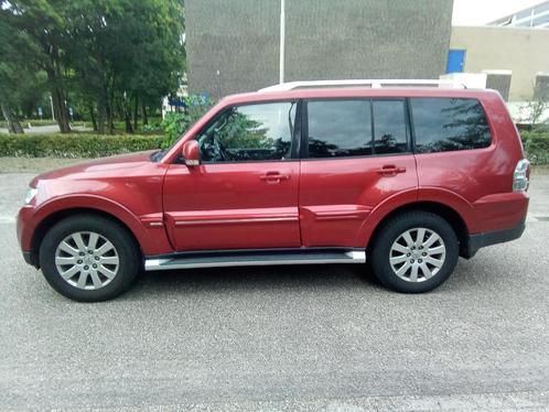 Young Timer Mitsubishi Pajero 3.2 Di-d LWB AUT 2008 Rood 1e, Auto's, Mitsubishi, Particulier, Pajero, 4x4, ABS, Achteruitrijcamera