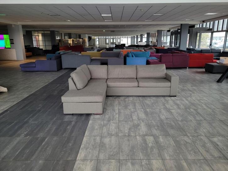 ✅️ GEREINIGD kaki groene hoekbank 295x220 | GRATIS LEVERING, Huis en Inrichting, Banken | Bankstellen, Zo goed als nieuw, Hoekbank