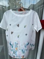 Nieuw Tshirt wit met vlindermotieven mt XL, Wit, Maat 46/48 (XL) of groter, Nieuw, Ophalen of Verzenden