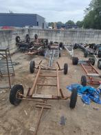 boottrailer stallingstrailer bootkar materiaalwagen karren, Watersport en Boten, Boottrailers, Ophalen, Gebruikt, 9 meter of meer