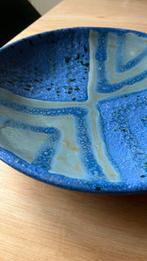 Dan Ernst keramiek - zware schaal blauw paars, Ophalen of Verzenden