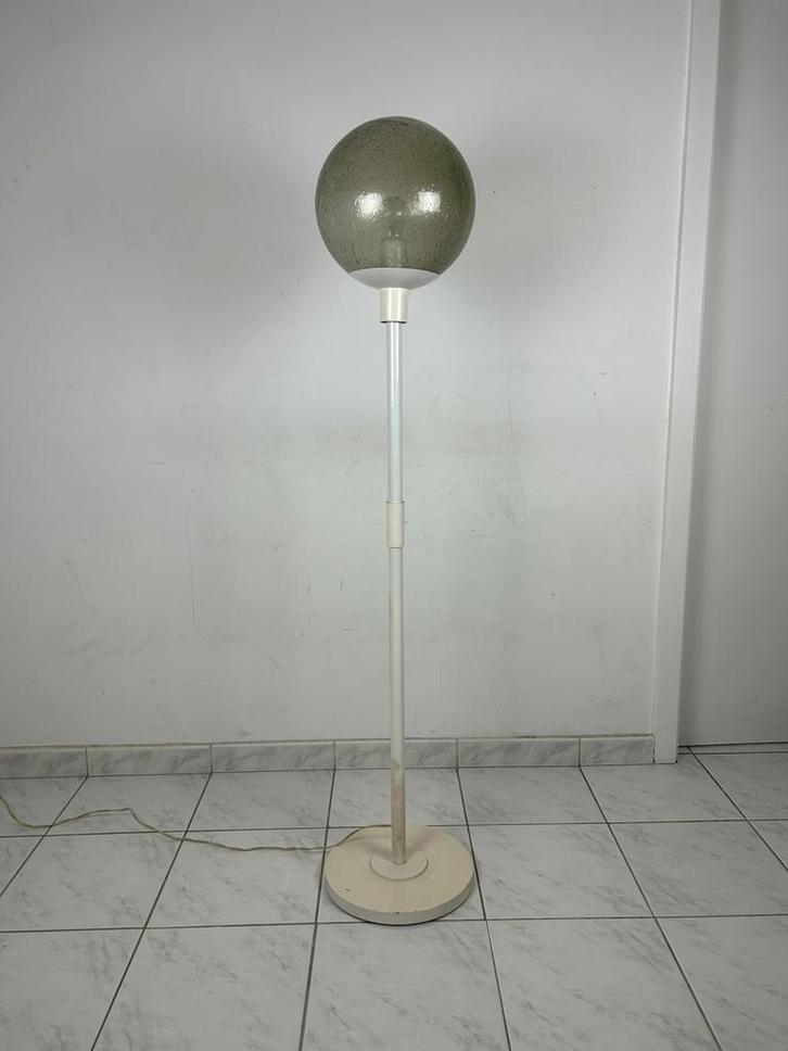 Vintage vloerlamp bubbel glas, Huis en Inrichting, Lampen | Vloerlampen, Zo goed als nieuw, 150 tot 200 cm, Glas, Ophalen