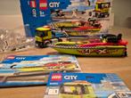 Lego City 60254 Raceboottransport, Ophalen of Verzenden, Zo goed als nieuw, Complete set, Lego