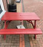 Picknickbank (2), Tuin en Terras, Ophalen, Gebruikt, Rechthoekig, Hout