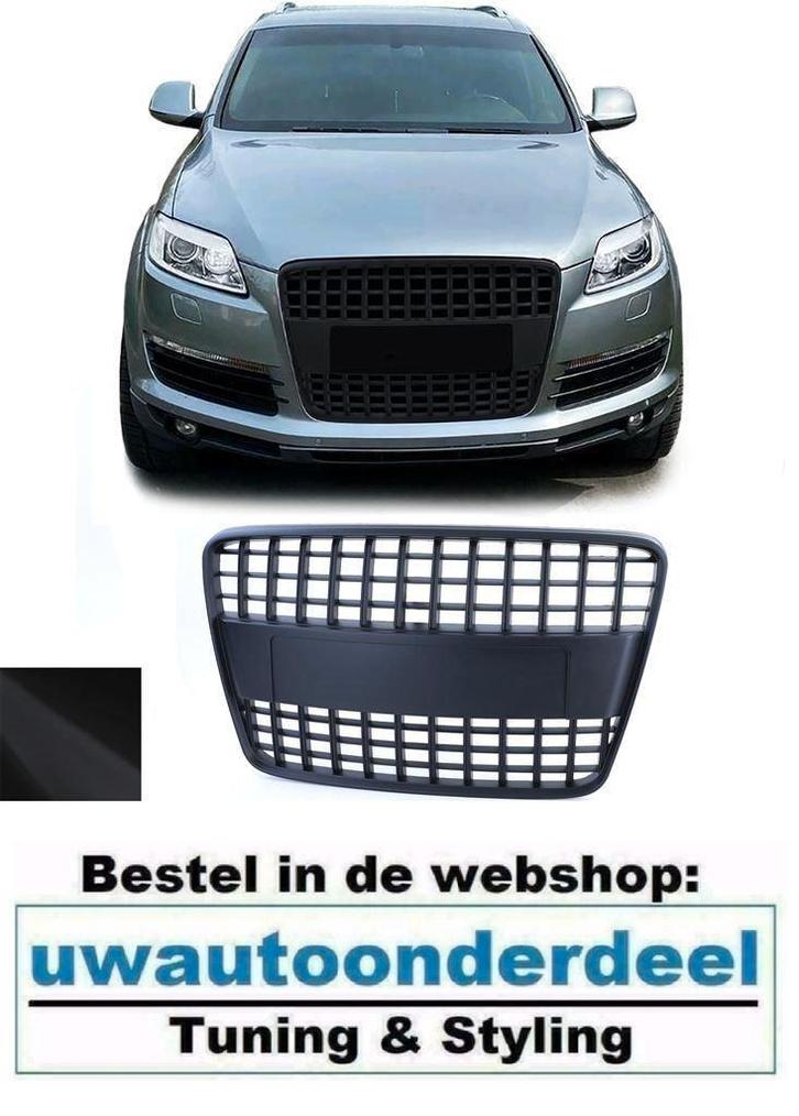 Sport Grill Zonder Embleem Mat Zwart Geschikt Voor Audi Q7, Auto diversen, Tuning en Styling, Ophalen of Verzenden