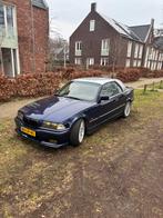 BMW 3-Serie 2.0 I 320 Cabriolet 1997 Blauw incl. Hardtop, Auto's, Achterwielaandrijving, 74 €/maand, Zwart, Blauw