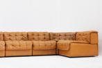 Vintage De Sede DS 11 modulaire bank cognac patchwork leer, Huis en Inrichting, Banken | Bankstellen, Ophalen, Design, Hoekbank
