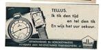 2 Advertenties  Horloges TELLUS-TAVANNES 1928-1934, Verzenden, Zo goed als nieuw, Overige typen