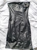 Strapless pu leather jurk, Kleding | Dames, Jurken, Verzenden, Zwart, Nieuw, Maat 36 (S)