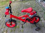 Cars fiets 12 inch, Fietsen en Brommers, Fietsen | Kinderfietsjes, Ophalen, Zo goed als nieuw, Minder dan 16 inch, Zijwieltjes
