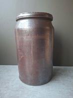 Oude bruine aardewerk pot, Ophalen of Verzenden