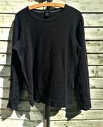 Hugo Boss trui shirt katoen donker grijs maat M nieuwstaat, Ophalen of Verzenden, Zo goed als nieuw, Maat 48/50 (M), Grijs