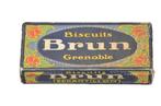 Frans blik koekjes Grenoble 1930 Biscuit Brun monsterblik, Ophalen of Verzenden, Gebruikt, Overige