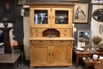 Brocante - Warme landelijke buffetkast!, Huis en Inrichting, Kasten | Buffetkasten, Ophalen, Gebruikt, Glas, Landelijk