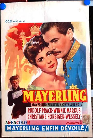 Filmposter Mayerling enfin dévoilé / eindelijk ontsluierd! beschikbaar voor biedingen