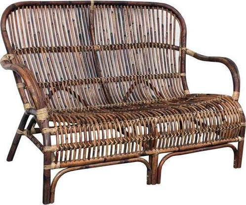 Rotan bankje te koop!, Huis en Inrichting, Banken | Complete zithoeken, Ophalen