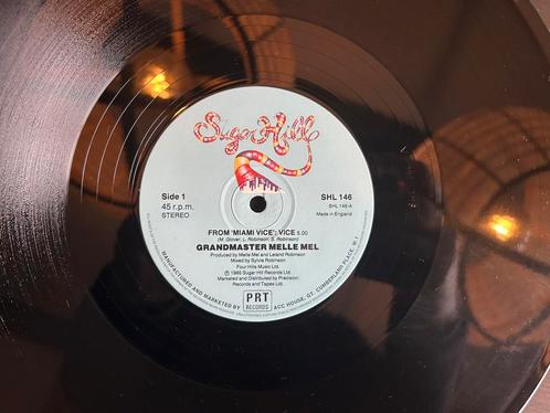 Grandmaster Mell Mel - From Miami + King Of The Streets 12”, Cd's en Dvd's, Vinyl | Hiphop en Rap, Zo goed als nieuw, 1985 tot 2000