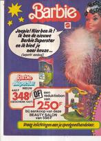 Retro reclame 1978 Mattel Barbie Ken pop in de beauty salon, Ophalen of Verzenden