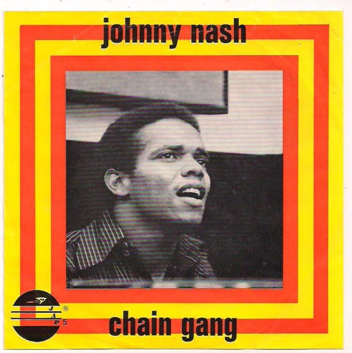 Johnny Nash- Chain Gang, Cd's en Dvd's, Vinyl Singles, Zo goed als nieuw, Pop, 12 inch, Verzenden