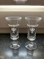 2x Jagermeister glaasje, Verzamelen, Glas en Borrelglaasjes, Ophalen of Verzenden, Zo goed als nieuw, Overige typen