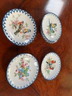 Vintage Vogel Bordjes Set, Antiek en Kunst, Antiek | Servies compleet, Ophalen of Verzenden
