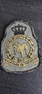 Mouwembleem 650 squadron Koninklijke Luchtmacht, Embleem of Badge, Nederland, Luchtmacht, Ophalen of Verzenden