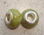 Bedel met Xinji jade voor groot-gat-bedelarmbanden, Want 18 Hoogvliet, Adorabeads, Verzenden, Nieuw