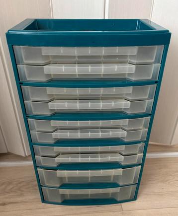 Opberg/laden kastje. Voor schroeven ed. Kunstof 49x29x16cm beschikbaar voor biedingen