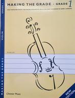 Viool. Making The Grade. Hits. Deel 1 en 2. Pianobegeleiding, Muziek en Instrumenten, Bladmuziek, Nieuw, Ophalen of Verzenden