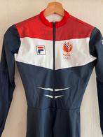 Olympisch rubber schaatspak, Kleding | Heren, Maat 52/54 (L), Sportconfex, Overige typen, Zo goed als nieuw