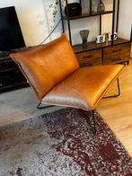 Leren fauteuil Jess design earl, Huis en Inrichting, Fauteuils, Ophalen of Verzenden, Gebruikt, 75 tot 100 cm, Leer