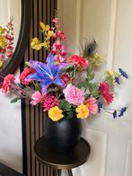 Prachtige Toetervaas met Zijden bloemen Cadeau Tip, Ophalen of Verzenden, Nieuw