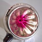 Antieke Kerst Ajeko  kraterbal met fuchsia zonnetje, Ophalen of Verzenden