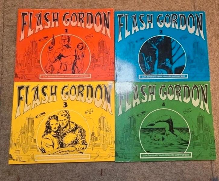 Flash Gordon Comics - 4 Delen in Zeer Goede Staat, Boeken, Stripboeken, Zo goed als nieuw, Meerdere stripboeken, Ophalen of Verzenden