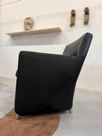 Nieuw Leolux Dolcinea Fauteuil zwart leer Design stoel, Huis en Inrichting, Fauteuils, Leolux, Nieuw, Ophalen of Verzenden, Leer